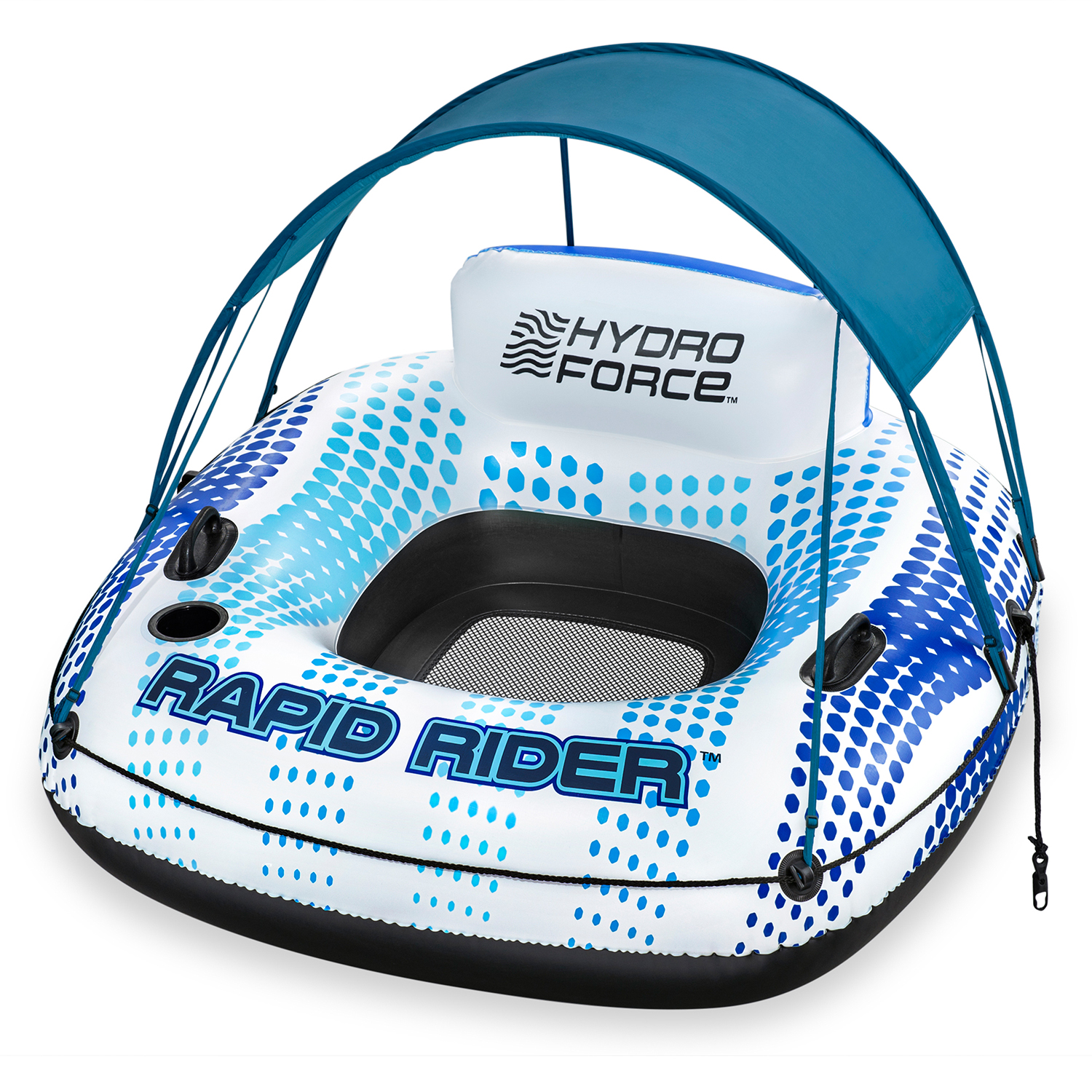 Schwimmring Rapid Rider™ mit Sonnenschutzdach 123 x 123 x 51 cm