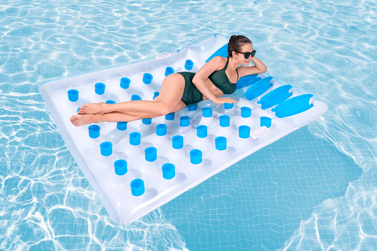 Bestway® 6'4" x 56"/1.93m x 1.42m Double Beach Bed Lounge
