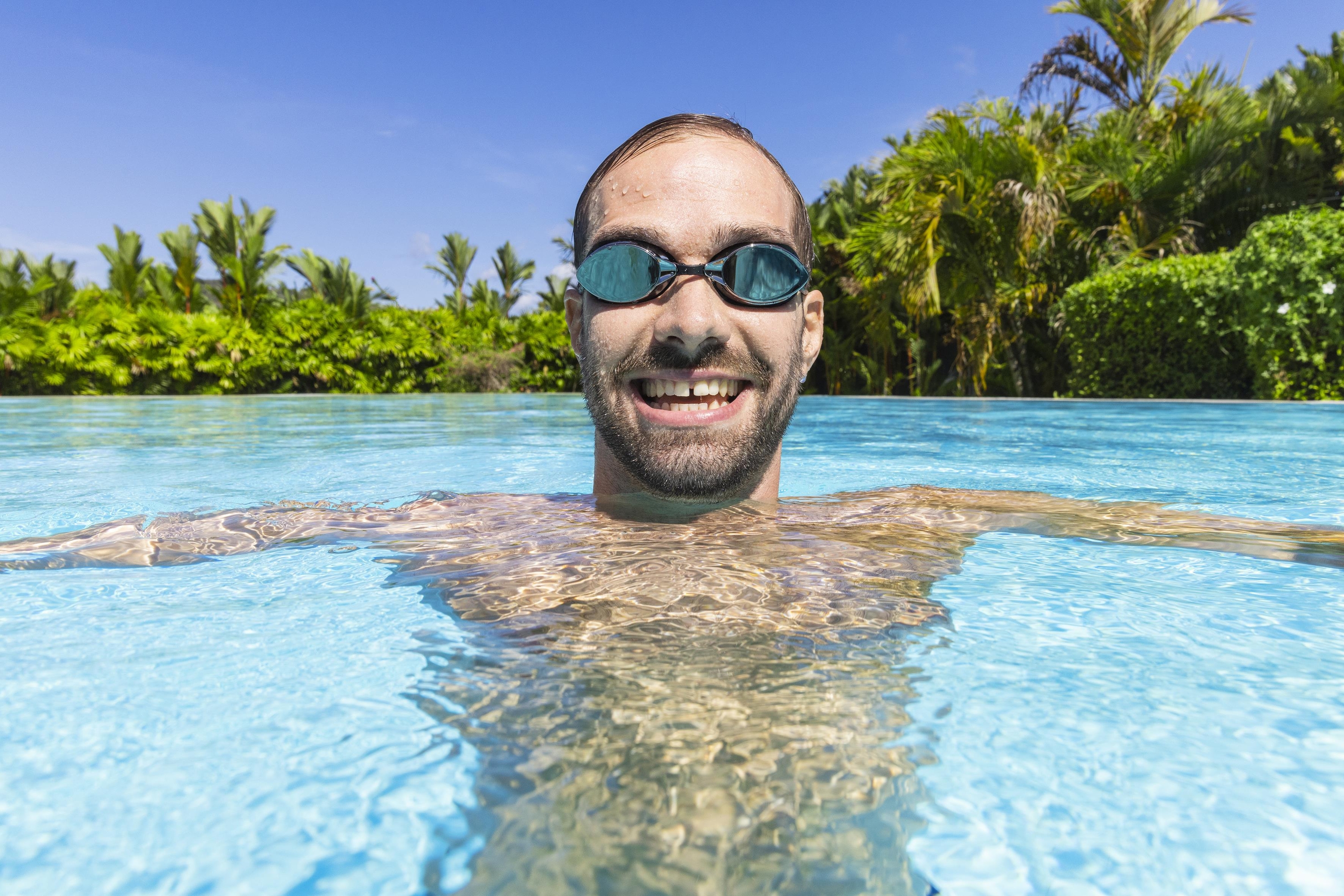Elite Blast Pro™ Schwimmbrille ab 14 Jahren, Schwarz