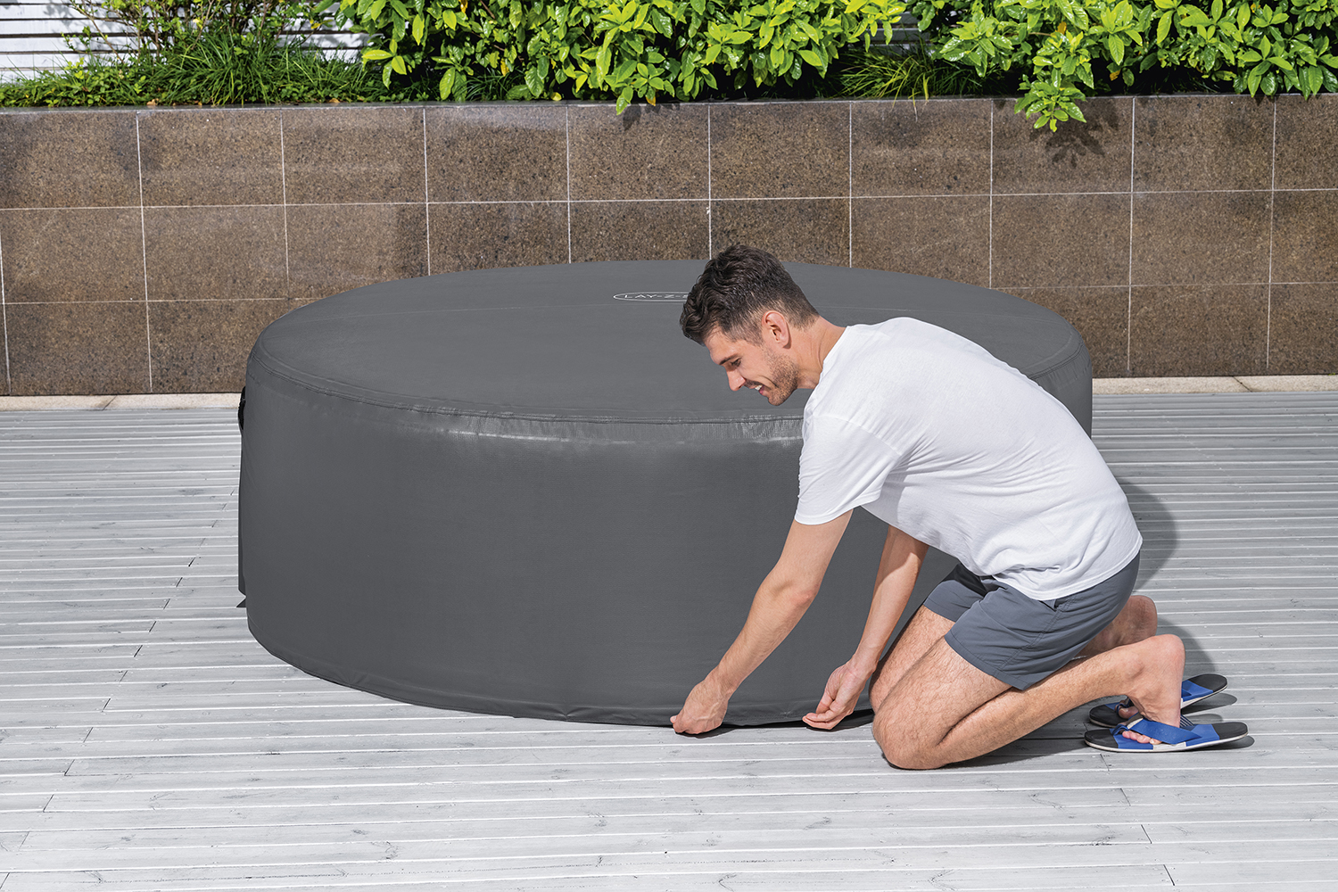 LAY-Z-SPA® Xtras EnergySense™ Plus Thermo-Komplettabdeckung Ø 180 x 66 cm, rund