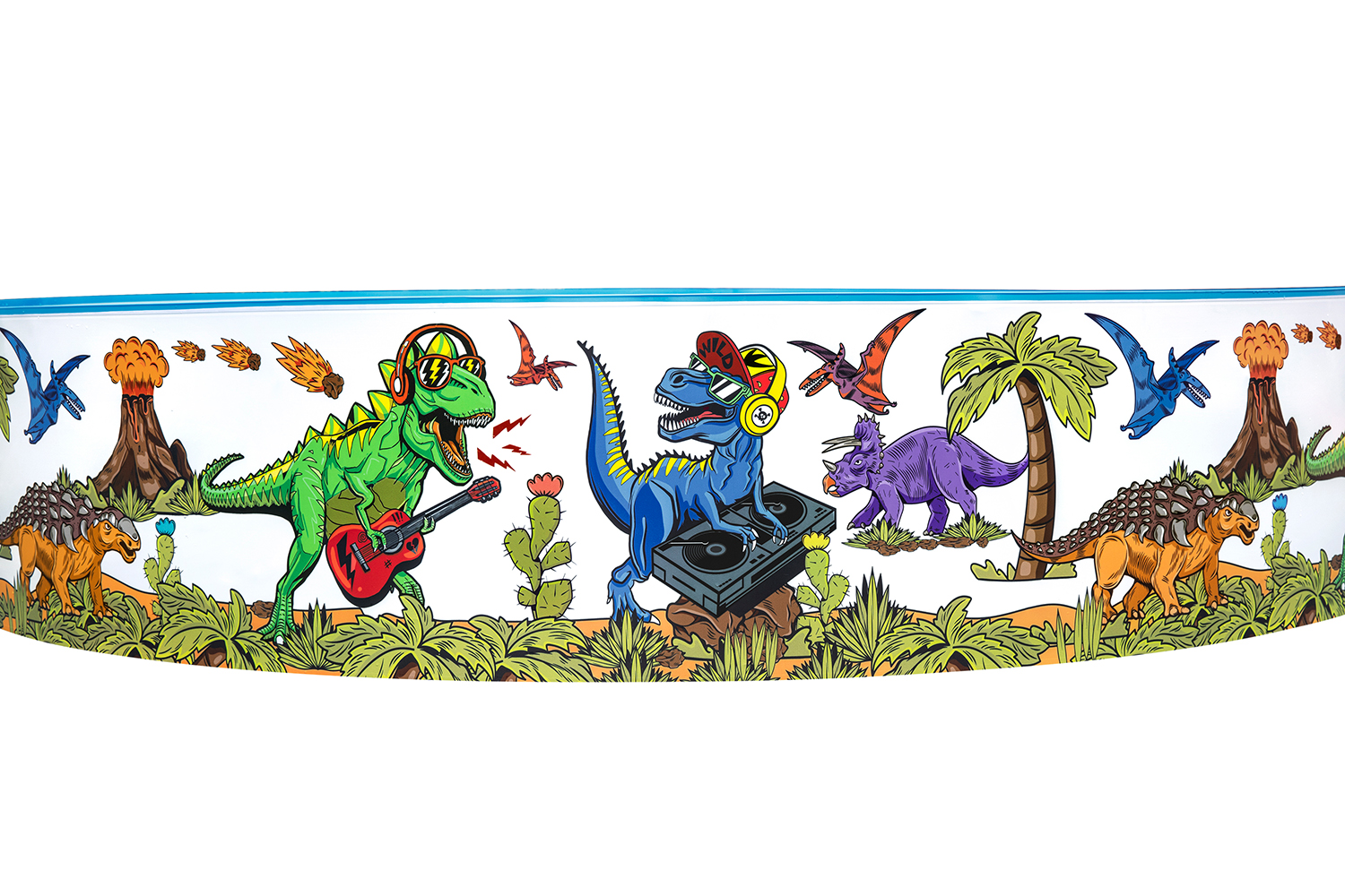 Fill 'N Fun™ Planschbecken Dinosaurier, Ø 244 x 46 cm