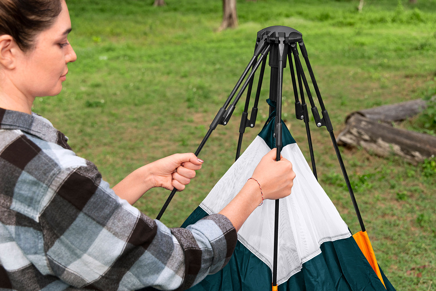 4-Personen-Zelt Alpine Dome™ mit SwiftClick™ -System 350 x 240 x 138 cm
