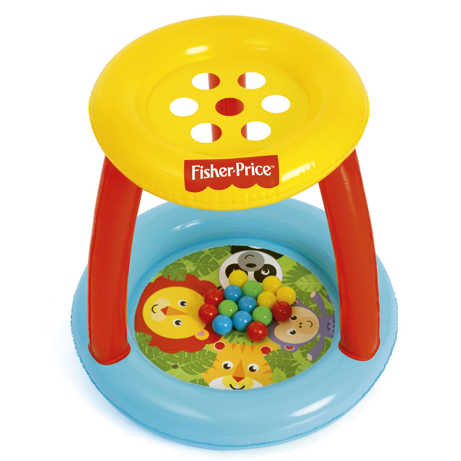 Fisher-Price® 35" x 35" x 33"/"/89cm x 89cm x 84cm Animal Friends Ball Pit