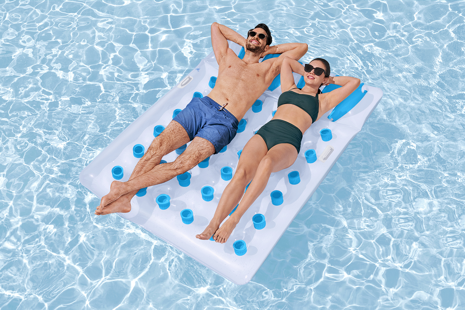 Bestway® 6'4" x 56"/1.93m x 1.42m Double Beach Bed Lounge