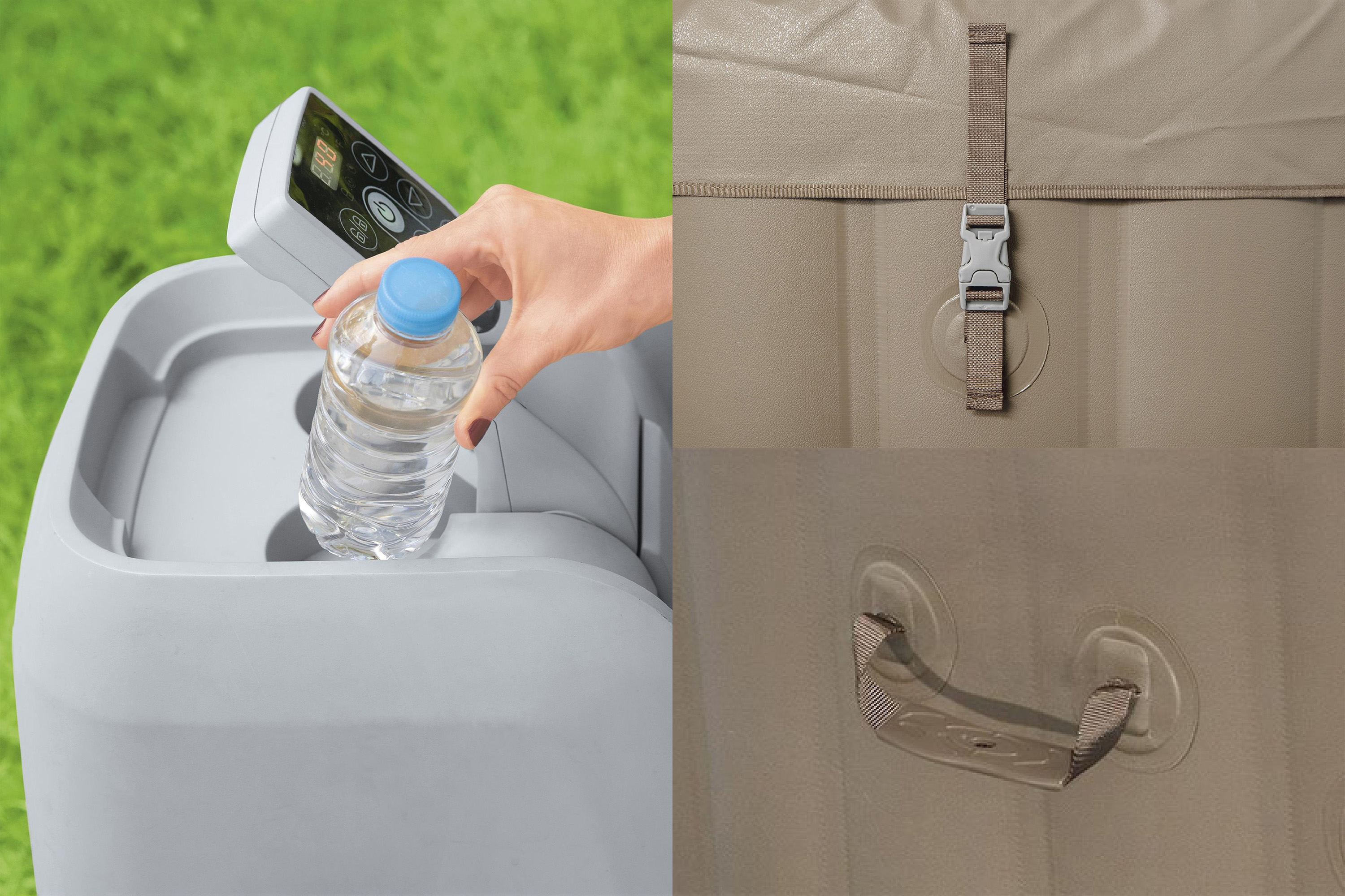 LAY-Z-SPA® Whirlpool Palm Springs AirJet™ Ø 196 x 71 cm, rund