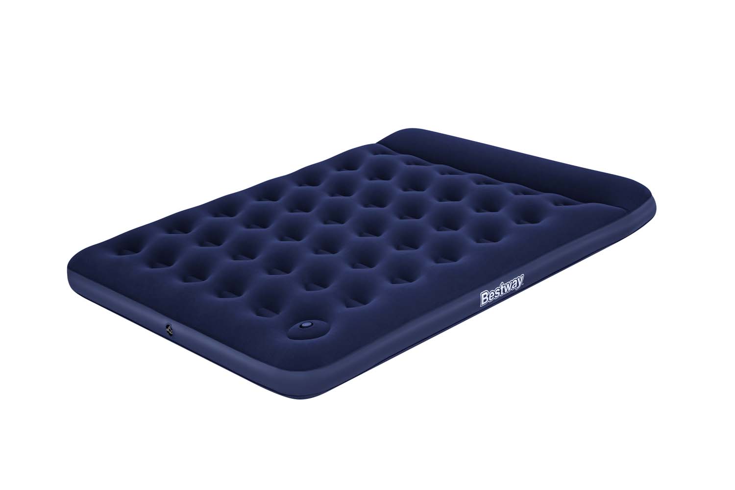 Doppelluftbett mit integrierter Fußpumpe 203 x 152 x 28 cm