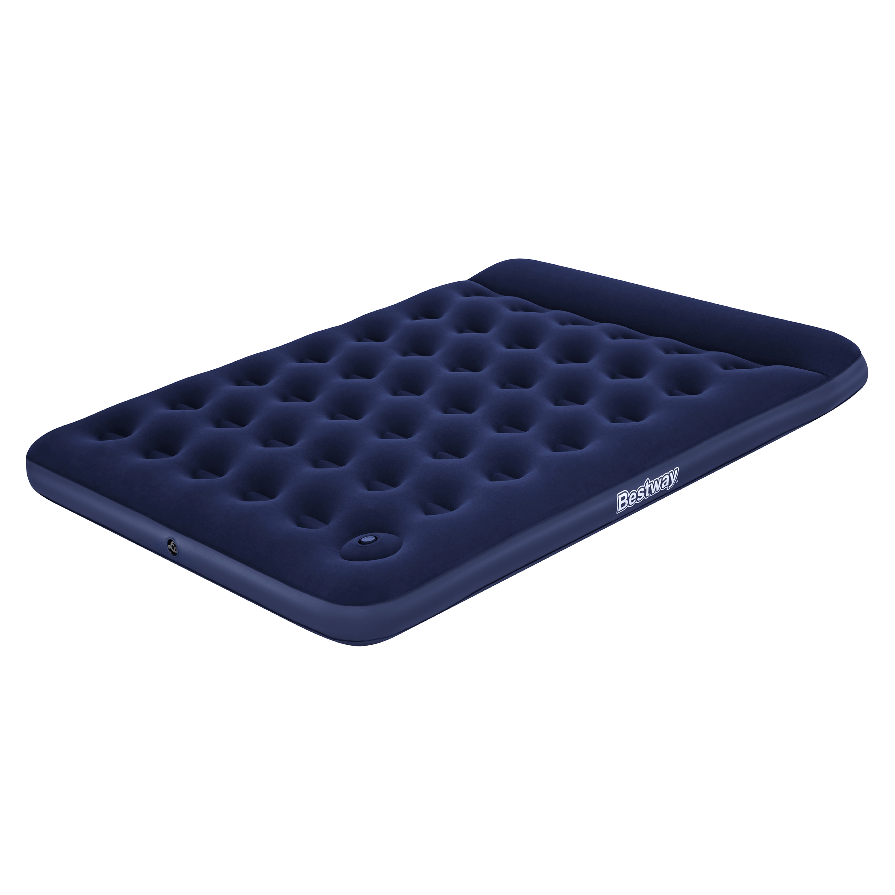 Doppelluftbett mit integrierter Fußpumpe 203 x 152 x 28 cm