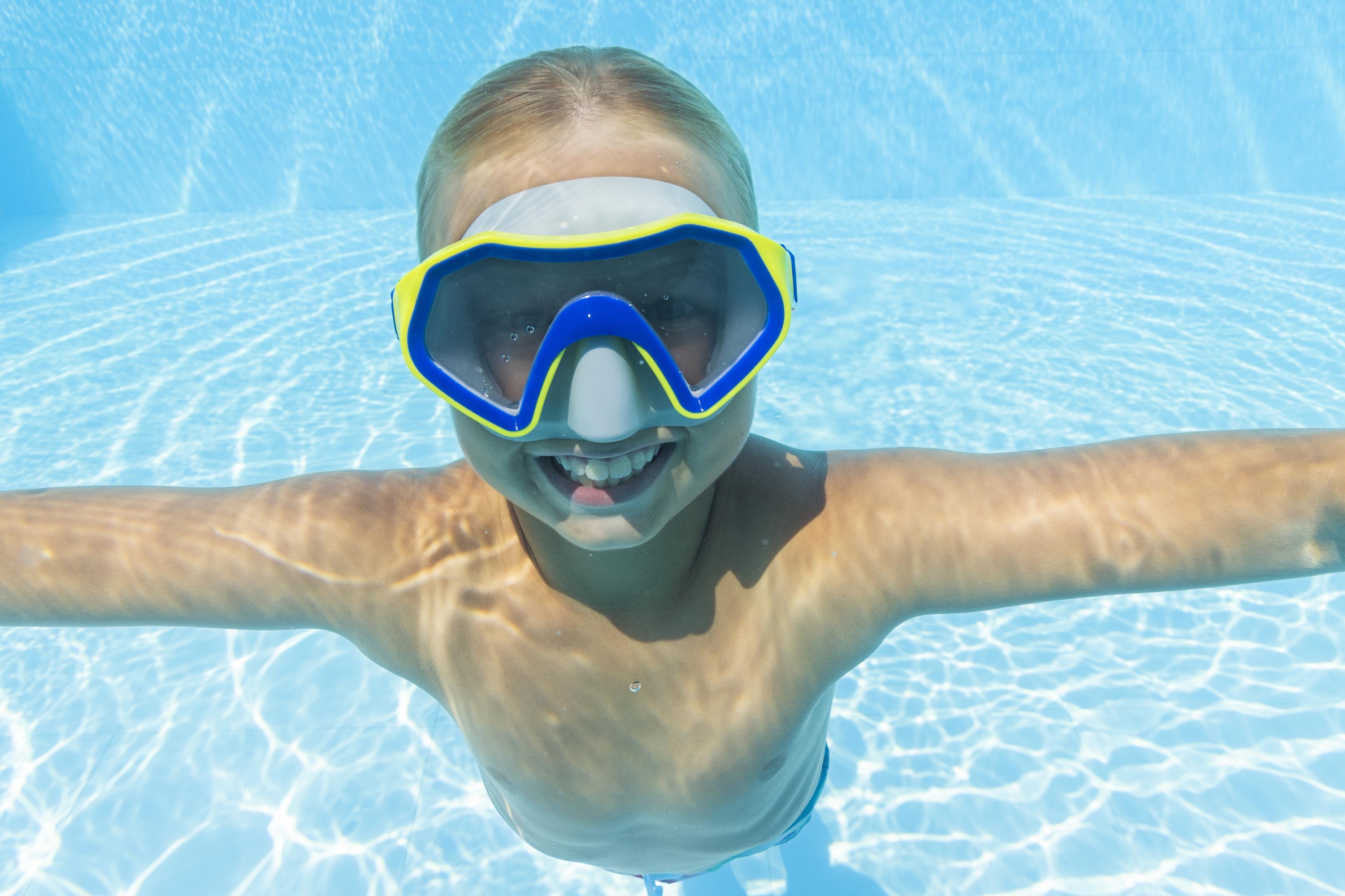 Crusader™ Tauchmaske ab 7 Jahren, Blau