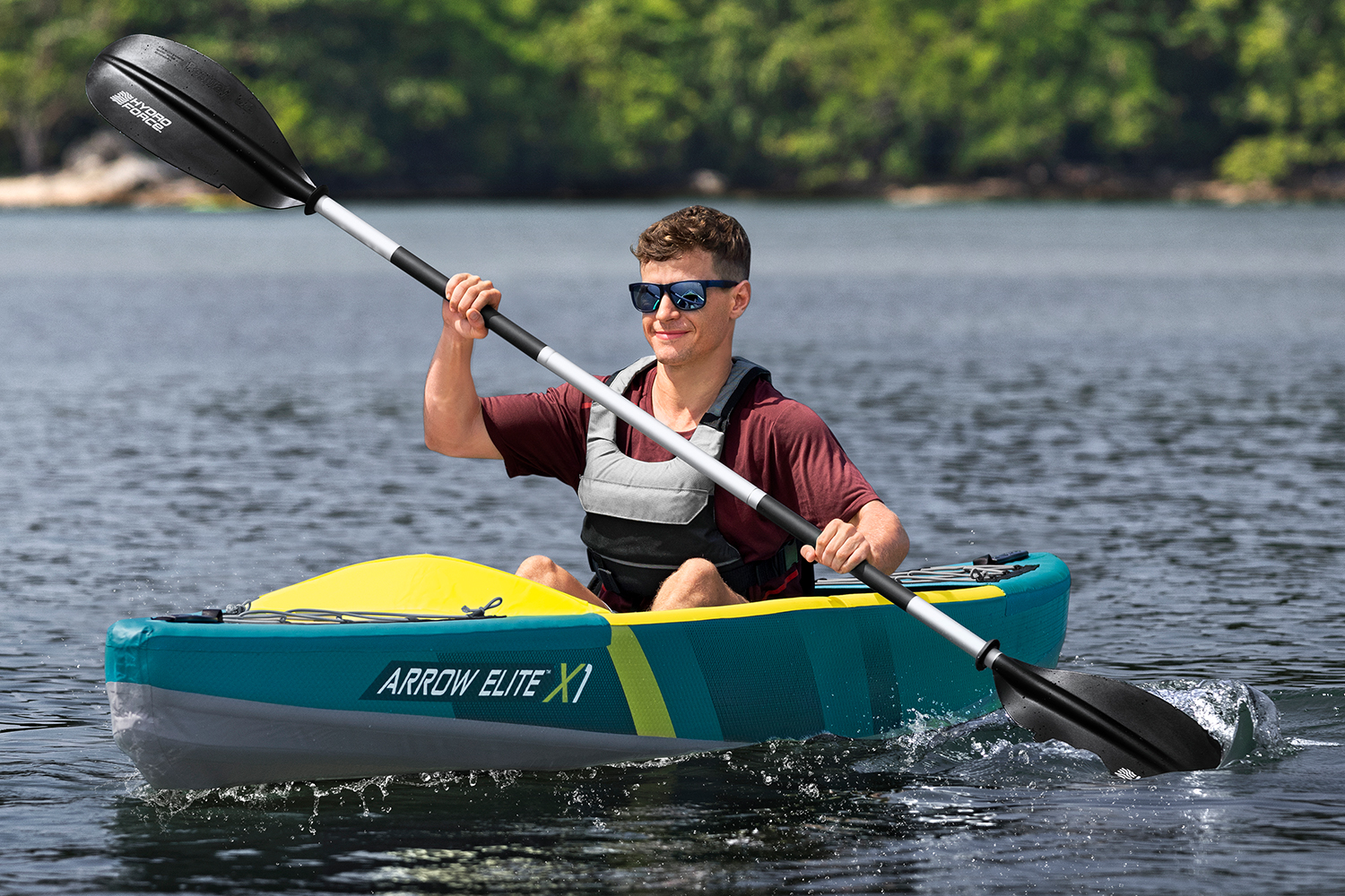 Hydro Force® Kajak-Set Arrow Elite™ X1 365 x 73 x 30 cm