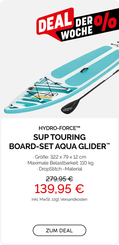 Hydro-Force™ SUP Touring Board-Set Aqua Glider™ 322 x 79 x 12 cm