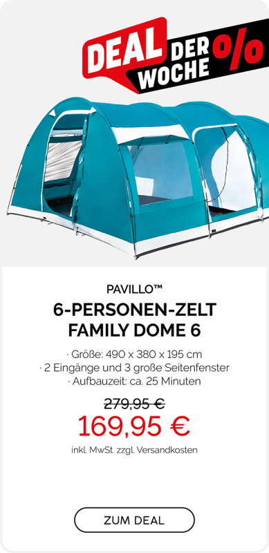 Pavillo™ 6-Personen-Zelt Family Dome 6 490 x 380 x 195 cm