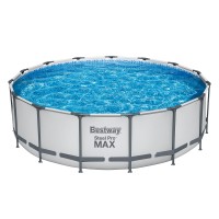 Steel Pro MAX™ Solo Pool ohne Zubehör Ø 457 x 122 cm, lichtgrau, rund