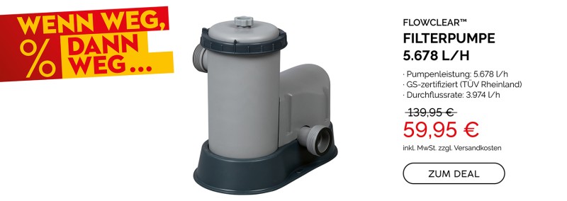 Flowclear™ Filterpumpe 5.678 l/h
