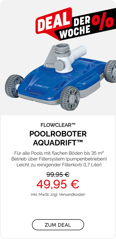 Flowclear™ pumpenbetriebener Poolroboter AquaDrift™