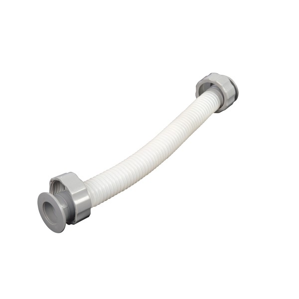 Bestway® Ersatzteil Verbindungsschlauch mit Muttern (weiß / 50 cm) für Flowclear™ Chlorinator